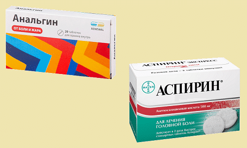Аспирин и Анальгин можно применять, если другие методы снижения жара при лихорадочном синдроме оказались неэффективными