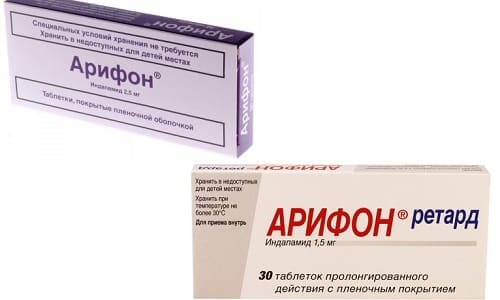 Арифон или Арифон Ретард - это мочегонные лекарства, которые используются при артериальной гипертензии