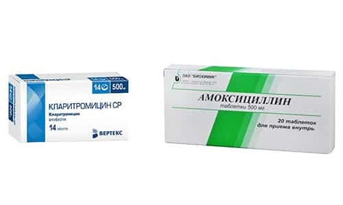 Амоксициллин и Кларитромицин - антибактериальные средства, эффективные в отношении широкого спектра инфекций